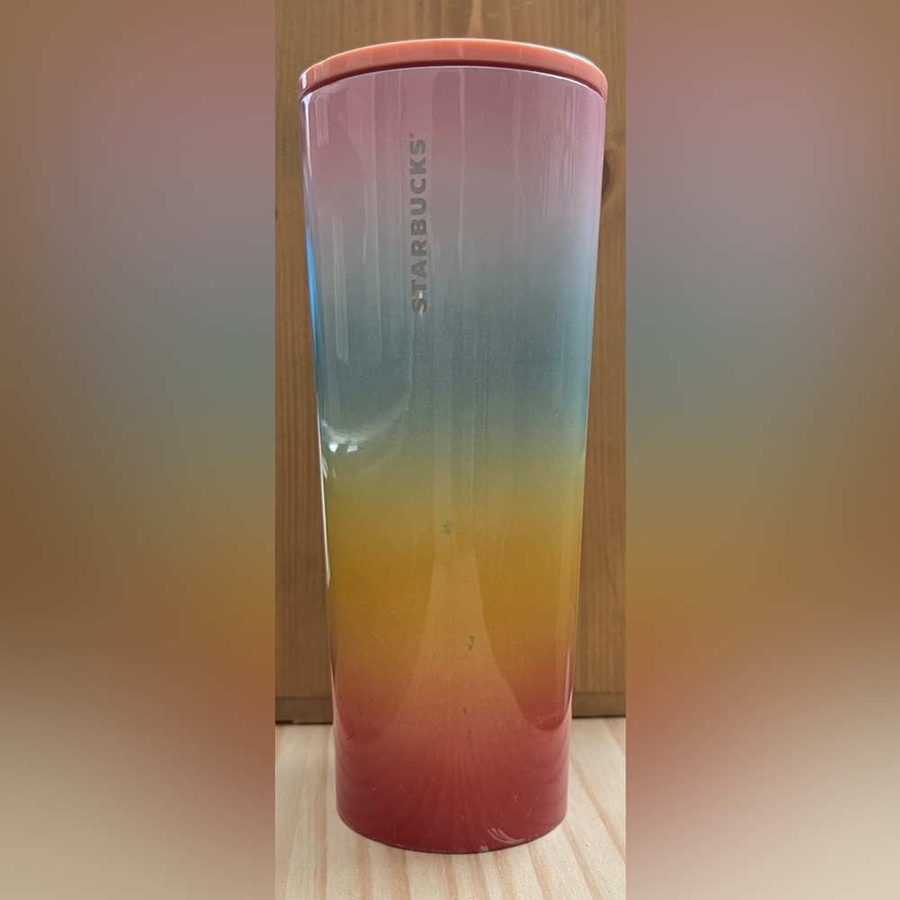 Starbucks Venti Ombre Rainbow Stainless Steel Tumbler